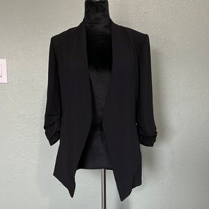 Black vici blazer- worn 1 time